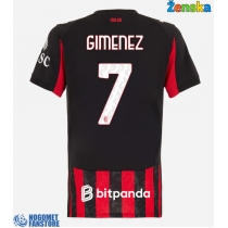 AC Milan Santiago Gimenez #7 Domaci Dres za Ženska 2025-26 Kratak Rukav